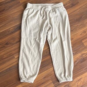GAP  Beige Jogger Sweatpants